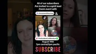 Go subscribe on our TikTok to join our Zoom event #mediumofthelight #mediumsoftiktok #subscriberzoom