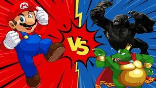 SUPER SMASH BROS CMC PLUS V8.1 CHALLENGE MARIO VS GIANT KING KONG