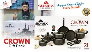 Sonex Nonstick Crown Gift Pack | Premium Cookware Set for your Kitchen #shoppingzonespk