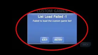 Mini Militia Fix List Load Failed || Failed to load the custom game list
