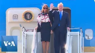 US President Trump Arrives in Britain for State Visit