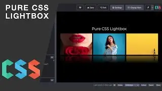 Pure CSS Lightbox & Image Reflection Effect