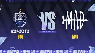 BRU vs MAD Game 1 I AIC 2021 Group Stage Day 3 I Buriram United vs MAD Team Full Game