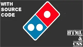 Create Domino's Logo using HTML and CSS3 | With Source Code