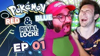 LOST THE BET ALREADY?! 😂 | Pokemon Red and Blue Rival Locke EP01