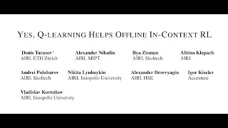 [QA] Yes, Q-learning Helps Offline In-Context RL
