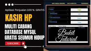 Cara Membuat  Aplikasi Penjualan Multi Cabang Menggunakan VBA Excel