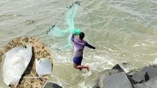 Traditional Cast Net Fishing | Fishing In india