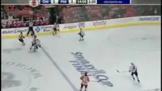 Flyers OT Goal (Saunders audio) - 6/2/10
