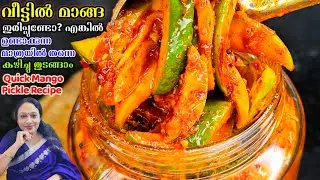 ഇതുപോലൊരു അച്ചാർ ഉണ്ടാക്കിയാൽ ഉടൻ തീർന്നു കിട്ടും | Mango Pickle Recipe Malayalam