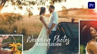 Premiere Pro Template: Wedding Photos - Beautiful Slideshow + Free Font