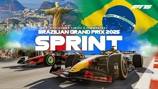 F1 LIVE SPRINT - INTERLAGOS BRAZIL GP 2025 | Formula 1 Timing Commentary | F1 25 Footage