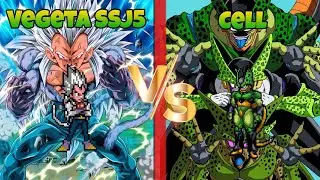 Jump Force MUGEN Vegeta SSJ5 vs Cell