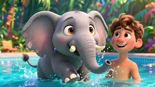 Elephant&rsquo;s Magic Pool 🐘💦 Fun Water Song for Kids | Learn Animals and Playful Splash
