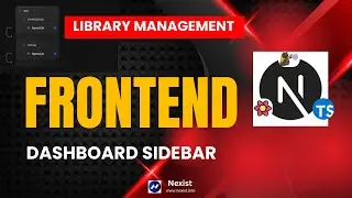 Library Management system Sidebar.