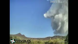 Minor phreatomagmatic eruption at Taal Volcano (Nov. 12, 2025) | GMA Integrated News
