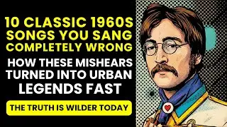 10 BIZARRE 1960s Lyrics People Misheard So Badly They Became Urban Legends