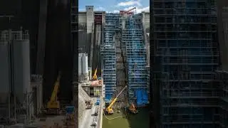 Massive Dam Repair Operation Saves Polluted River System #Construction #Restoration