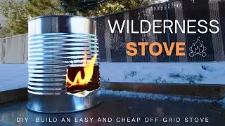 How To Make An Easy, Portable, Off Grid, Wilderness Stove -  DIY Buddy Burner