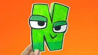 Brazilian Alphabet Lore N | DIY Paper Craft