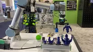 Ventosa piSOFTGRIP y BGX con piCOBOT sobre cobot universal  - Pack Expo East 2022 Filadelfia
