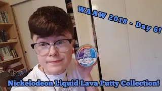Nickelodeon Liquid Lava Putty Review! - Sensory putty! WAAW 2018 Day 6!