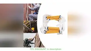 Best Products You Should Know!&nbsp;10m Fireproof Rescue Ladder Rope Ladder with 2 Carabiners for Fire