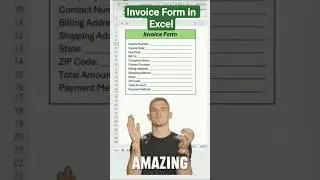 Automatic Invoice Form in Excel | Billing Format #shorts #officeguide