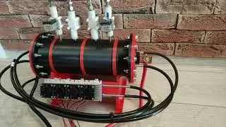 A sample of a 3D printed hydrogen electrolyzer