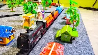 Vintage Train And Freight Carriage Asembling And Testing - Asmr Railking Trains