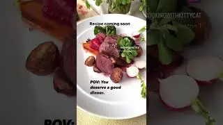 Seared Duck Breast with Raspberry and Lavender Sauce. #cooking #duckbreast #platingfood #cookathome