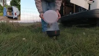 Vanlife Stonehenge Al Fresco Cooking On A Spirit Burner