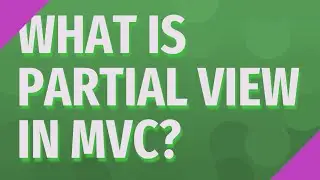 What is partial view in MVC?