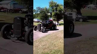 Street Rod Black American Legion car show Bellville Ohio 2025