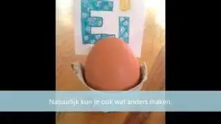 Maak het zelf - eierdopje