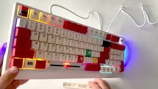 Mechanical keyboard with knob
