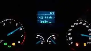 Ford focus 3 1.6 125 hp, max speed