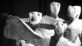 Alexander Polzin talking about sculpture