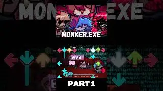Monker.EXE (PART 1) [Consoku Mix] (FNF MOD) #shorts