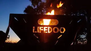 Portable Car Camping Fire Pit from LifeDoo #Lifedoo #AOKForagingandAdventures