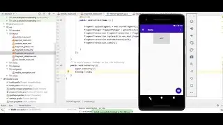 How to open a new fragment on button click | Navigation Drawer Fragment HomeBinding | Android studio