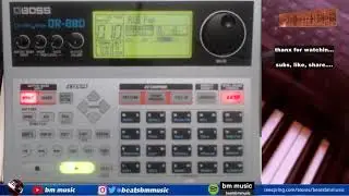 DR880 hip hop beat 100bpm