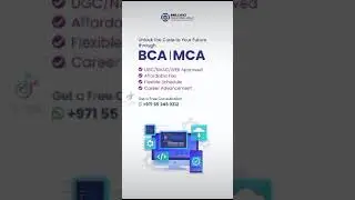 Complete Your Degree in BCA and MCA | Distance Education in UAE |  Study in Dubai #dubai #career