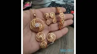 Indian Rose gold latest design for women and girls/stylish rose gold collections/start from 300RS