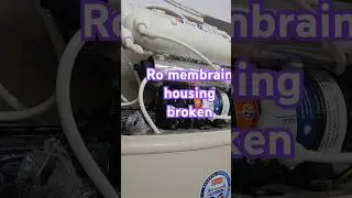 ro membrain housing #ropurifier #waterpurifier #service #repairservice #leakage #smartserviceschunar