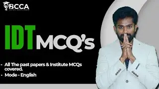 CMA INTER ||  MCQs - IDT || DEC 2024 || BY CA CMA MANI DEEP sir