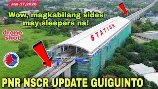 May mga nakalatag na bakal na sa south at northside! PNR NSCR UPDATE GUIGUINTO BULACAN