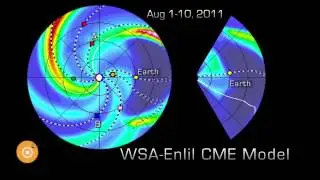 Model of CME's Magnetic Distortion