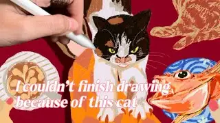 1 Min Paint With Me; Cat, Coffee and Fish; I Wasn&rsquo;t the One in Charge
