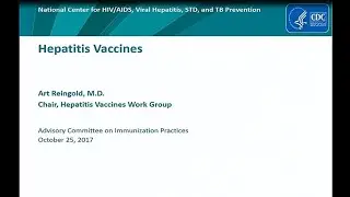 October 2017 ACIP Meeting - Hepatitis Vaccines